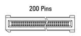 Matmenys EC.8 tiesus, 200 kontaktų